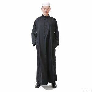 Men black Traditional Thobe size 54